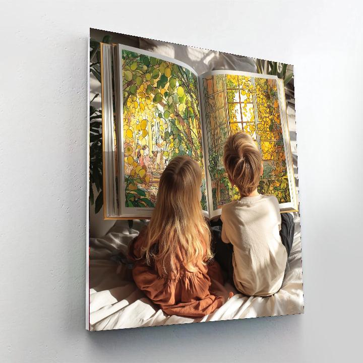 Window Sill Stories Number Painting