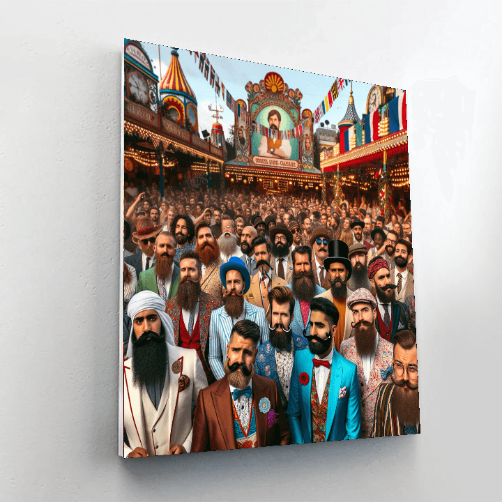 World Beard And Moustache Championships - Germany Number Painting
