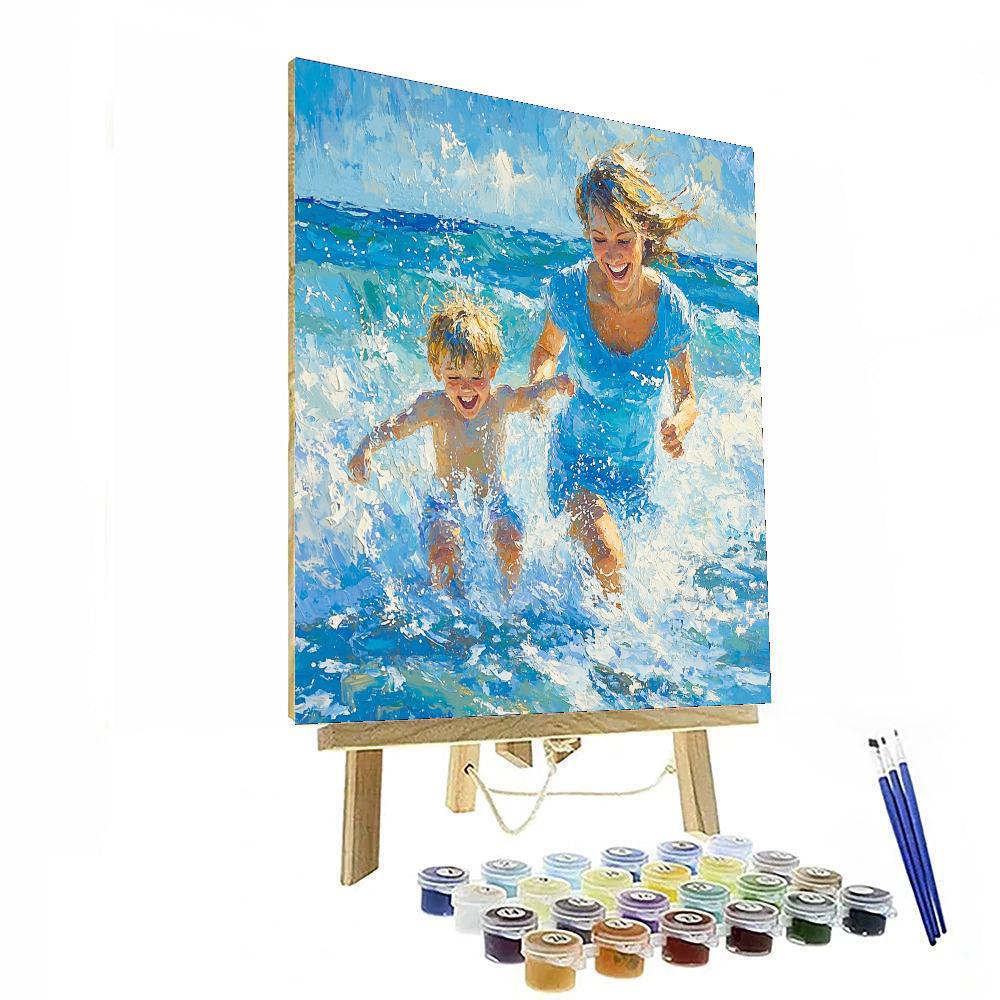 Embrace Of The Waves DIY Paint By Numbers