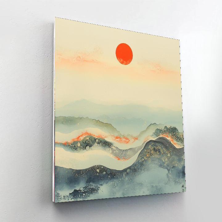 Zhao Mengfu Inspired Celestial Patterns Of Harmony  Paint By Number