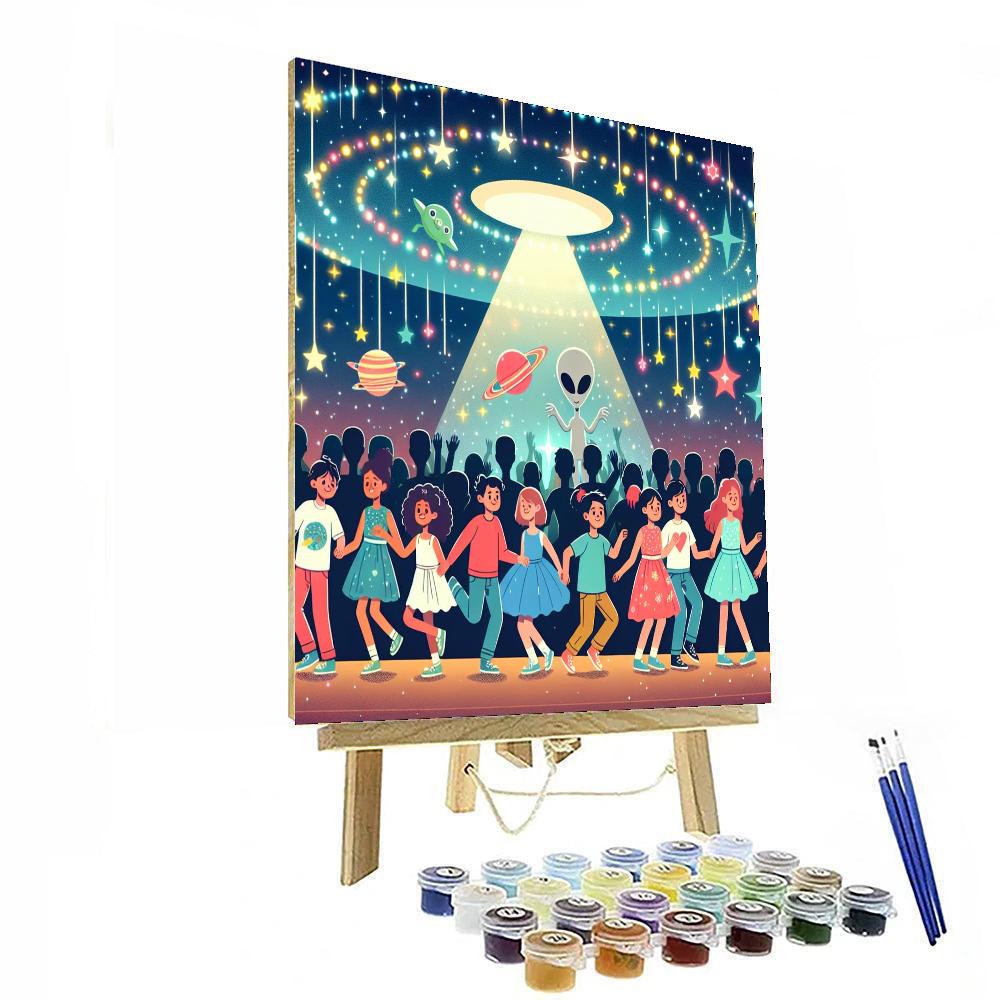 Galaxy Gala Gathering Numbered Painting Kits