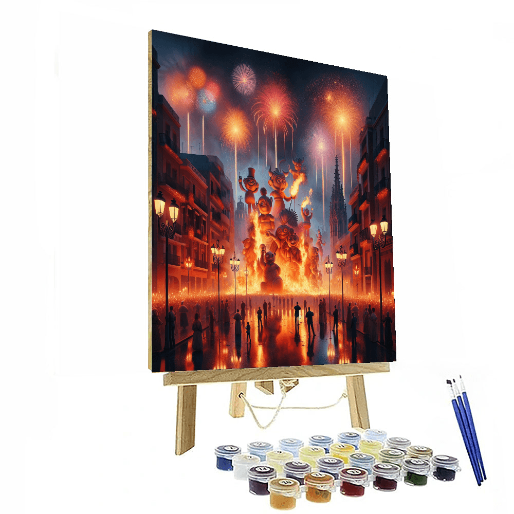 Fallas Festival - Valencia, Spain Paint By Color