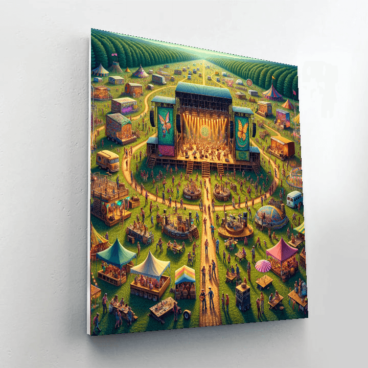 Bonnaroo Music Festival - Tennessee Paint By Color