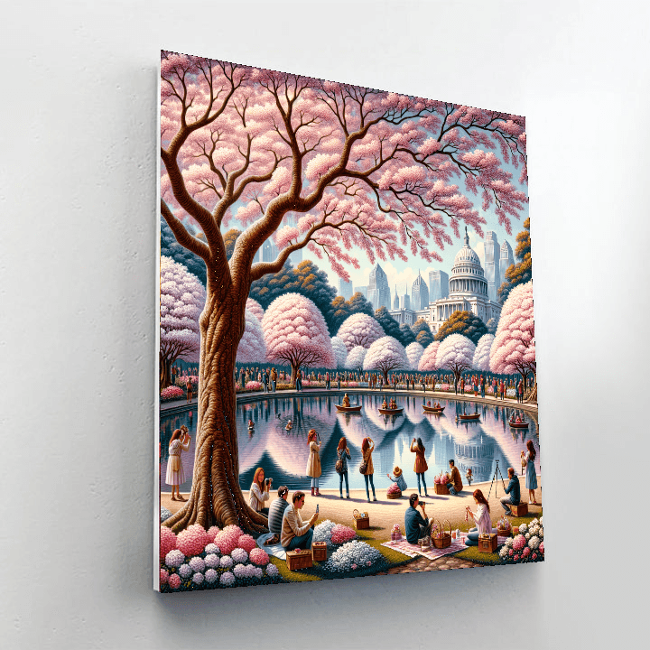 The National Cherry Blossom Festival - United States Numbered Painting Kits