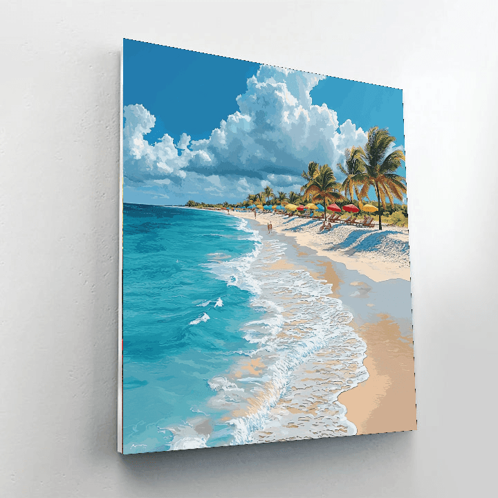 Caribbean Islands Paint By Numbers