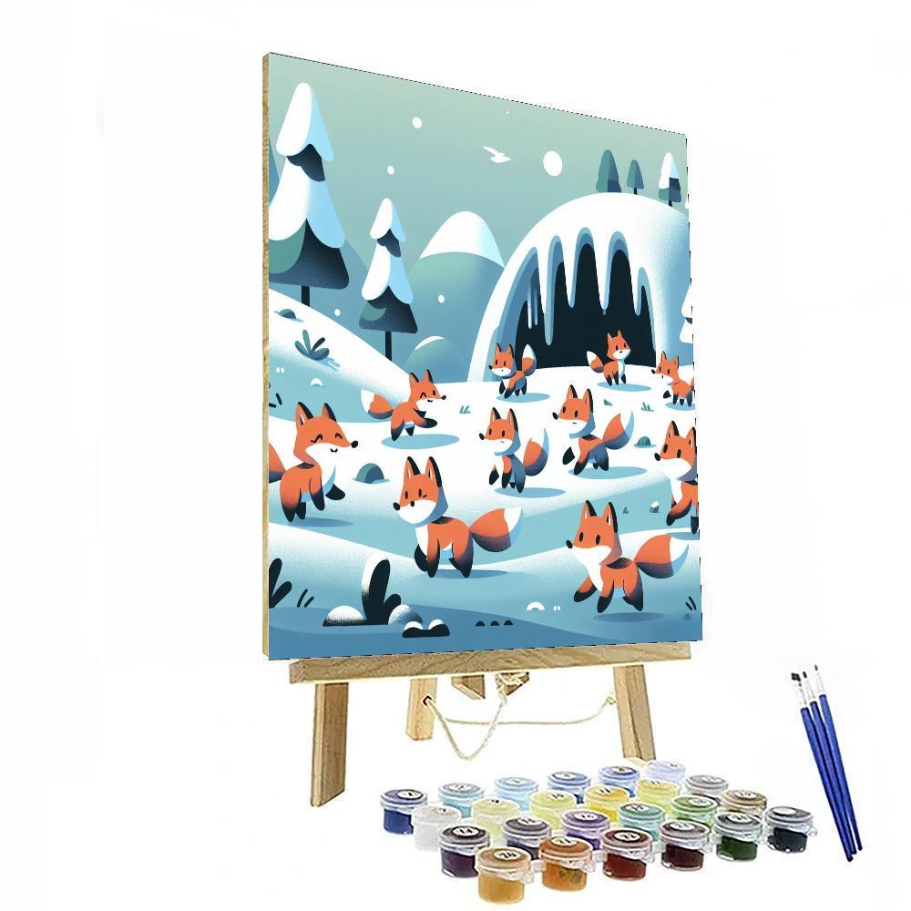 Frosty Fox Adventure Paint By Number