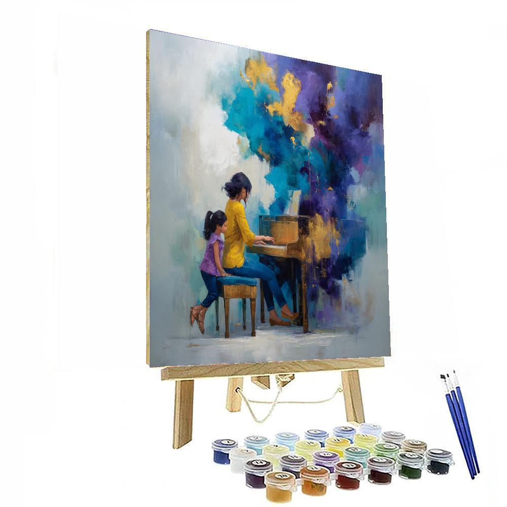 Symphony Of Maternal Love Painting Number Kit
