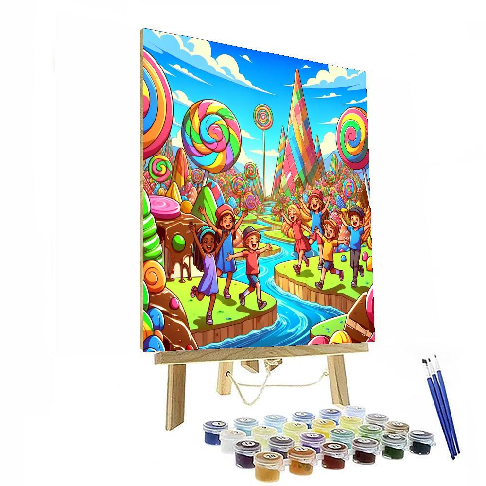 Journey Through The Candyland Number Painting