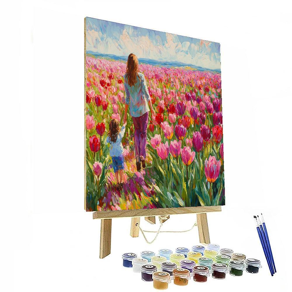 The Blossoming Journey Paint By Color