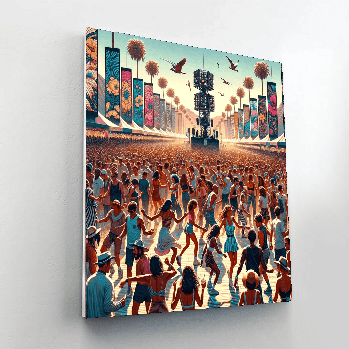 Coachella Valley Music And Arts Festival Paint By Number