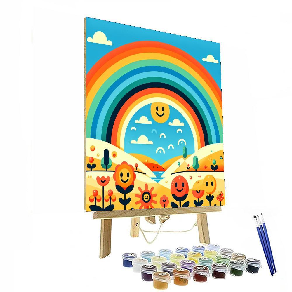 Lively Rainbow Adventure Paint By Color
