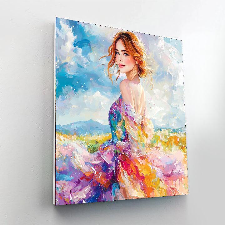 Emma Stone: The Luminescent Star Of Modern Cinema Paint By Color