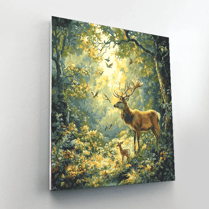 Robert Bateman Inspired Wild At Heart  Paint By Numbers