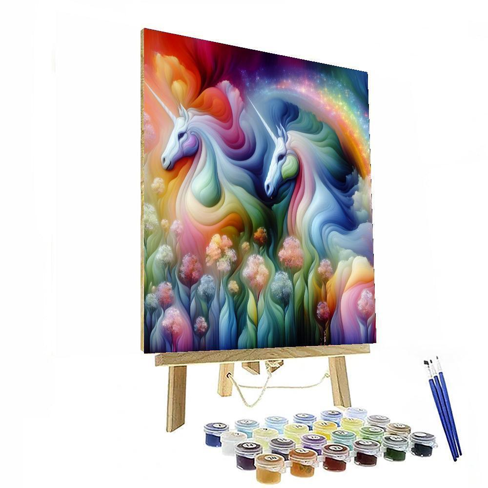 Mystical Unicorn Odyssey Paint By Numbers Art