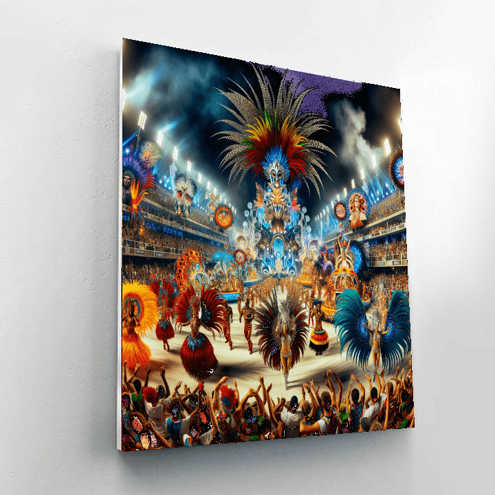Rio Carnival - Rio De Janeiro, Brazil Paint By Number