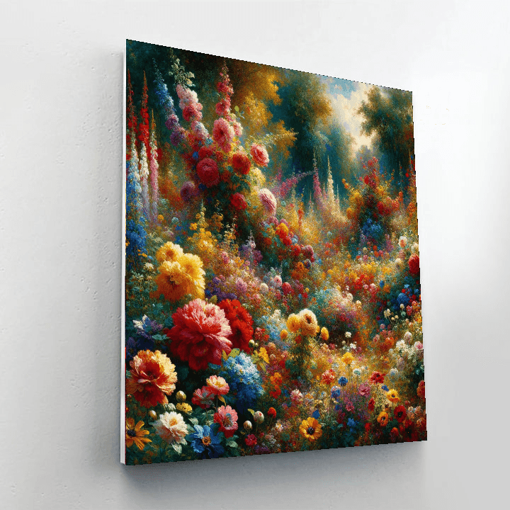 Summer Garden Dance DIY Paint By Numbers