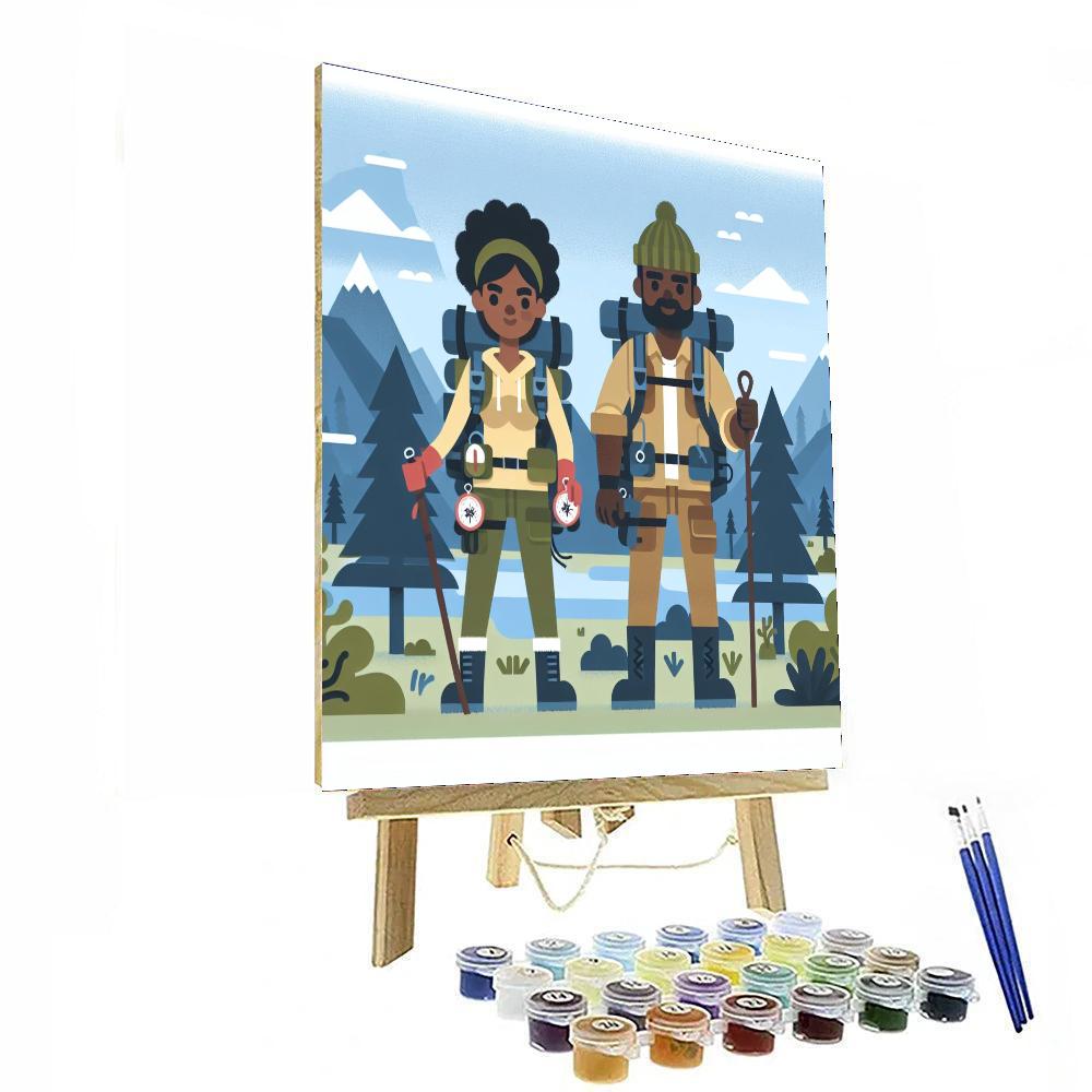 Brave Explorer Quest Numbered Painting Kits