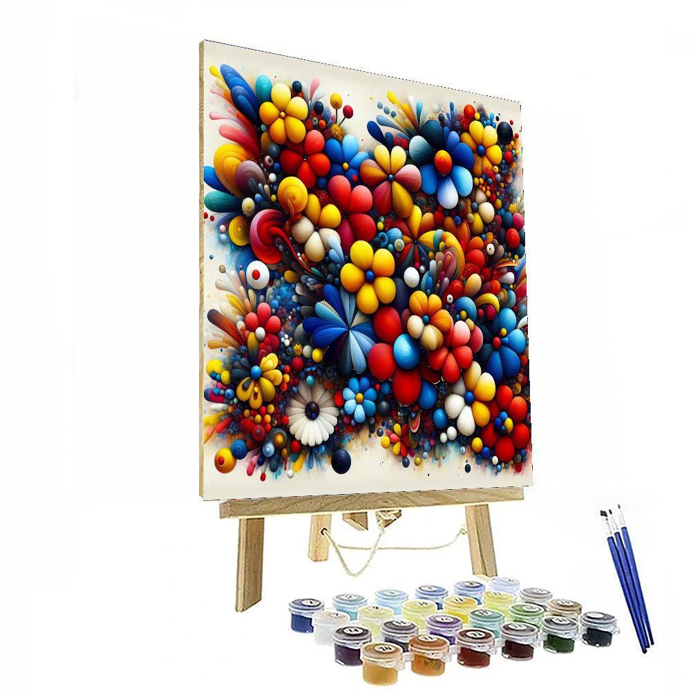 Floral Fantasia Whimsy Numbered Painting Kits