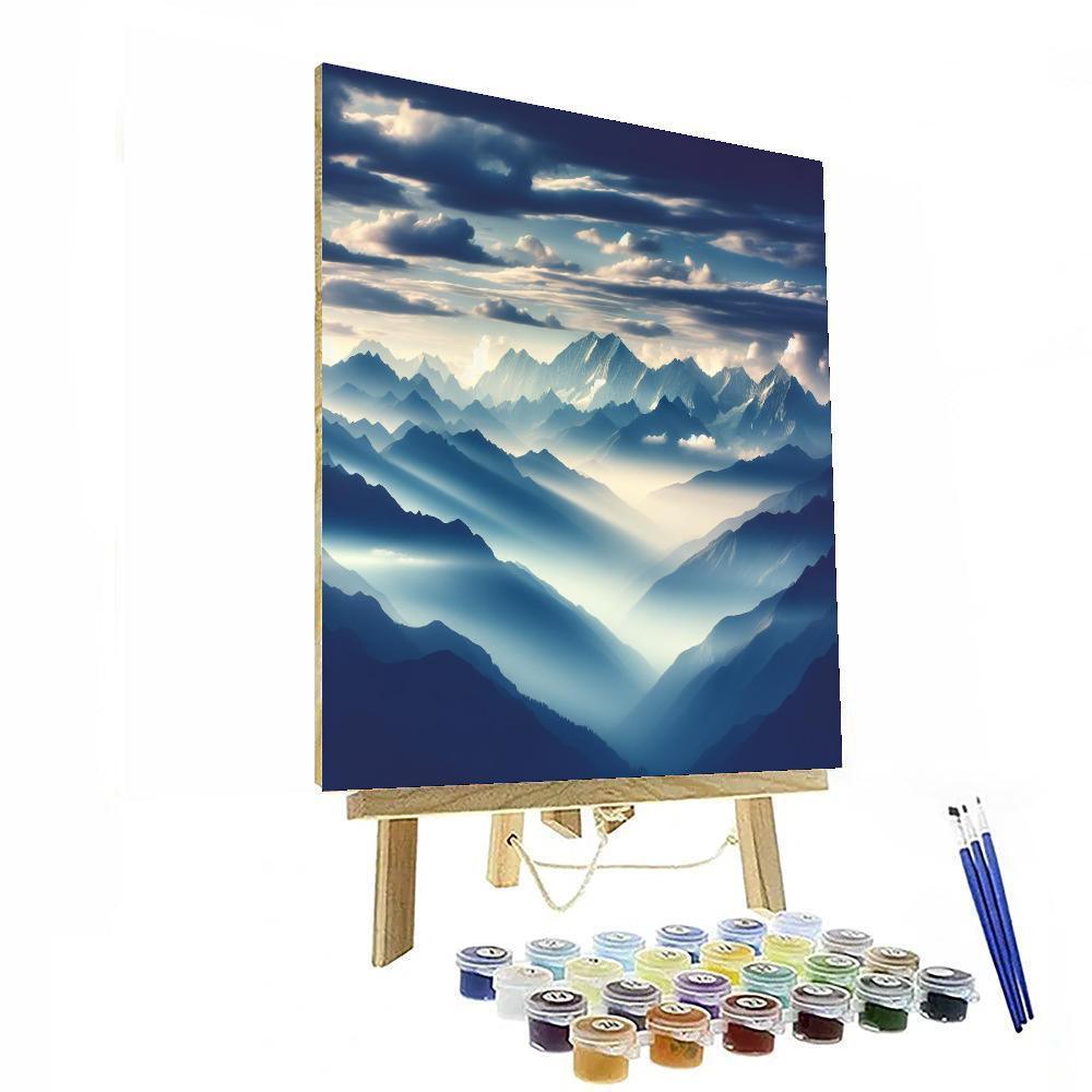 Majestic Mountain Calm Paint By Color
