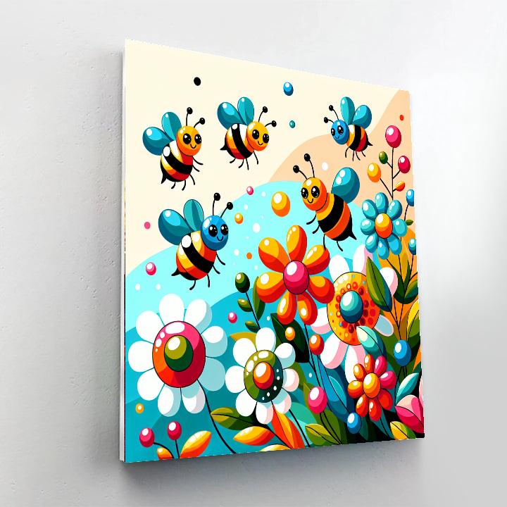 Buzzing Bees Paint By Numbers Kits