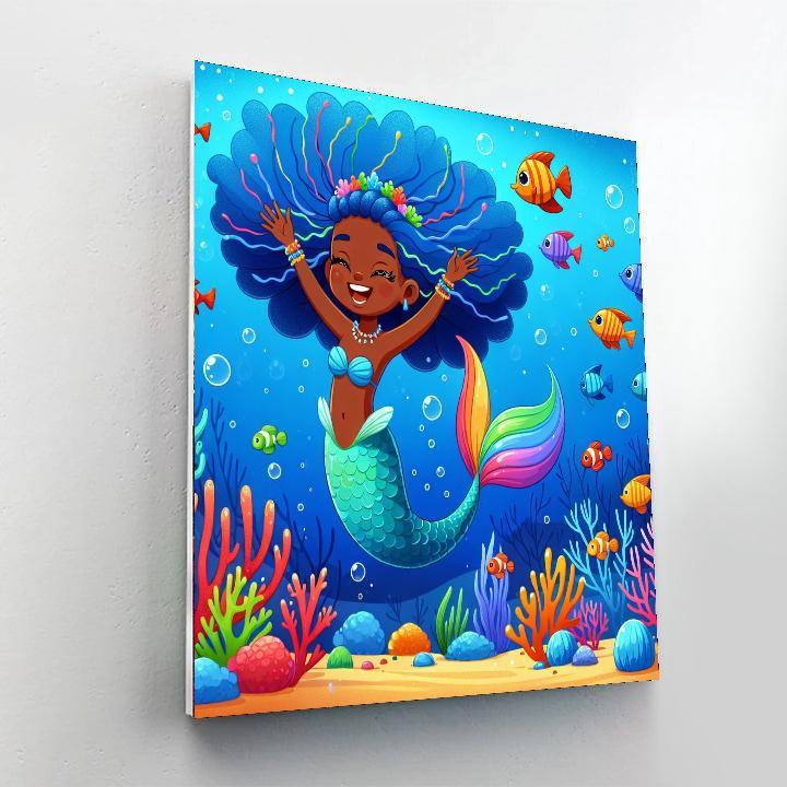 Underwater Mermaid World Paint By Number