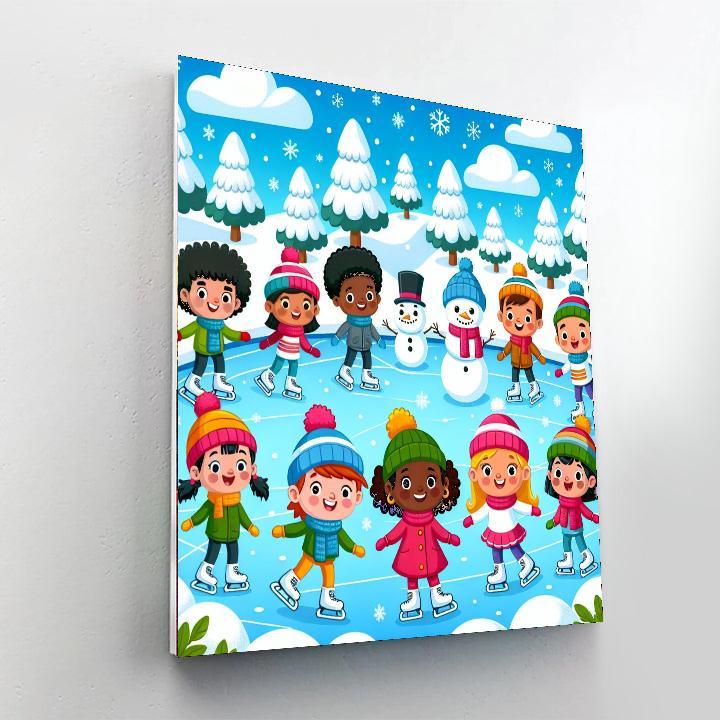 Adventure On Ice Paint By Numbers Art