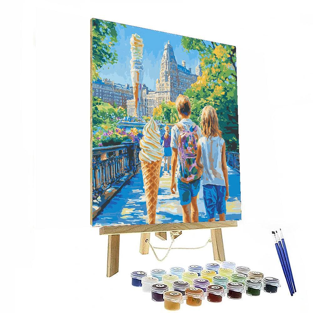 Sweet Afternoon Delight Number Painting