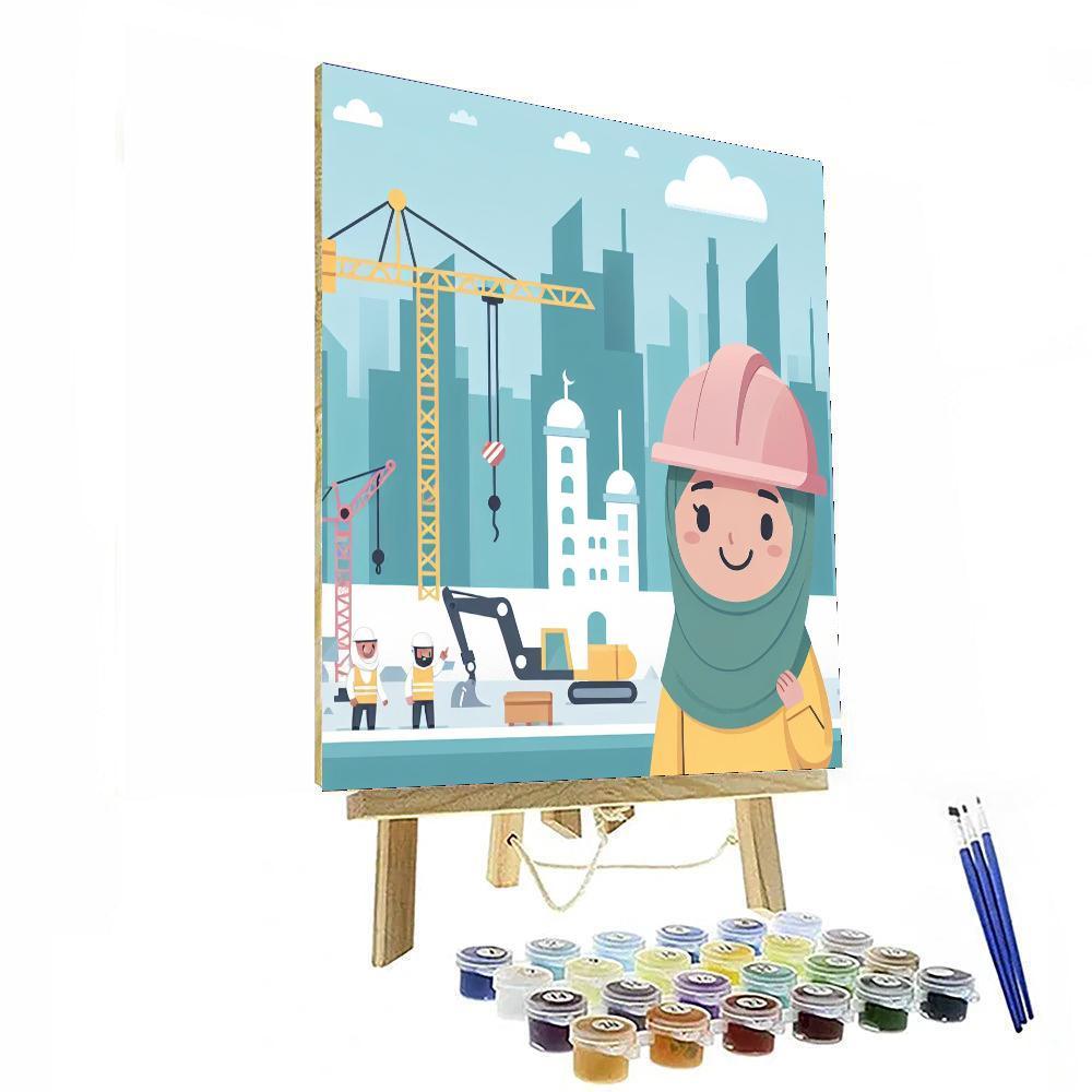 Busy City Builders DIY Paint By Numbers