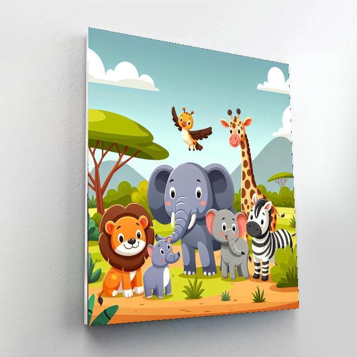 Safari Adventures In Africa Paint By Number