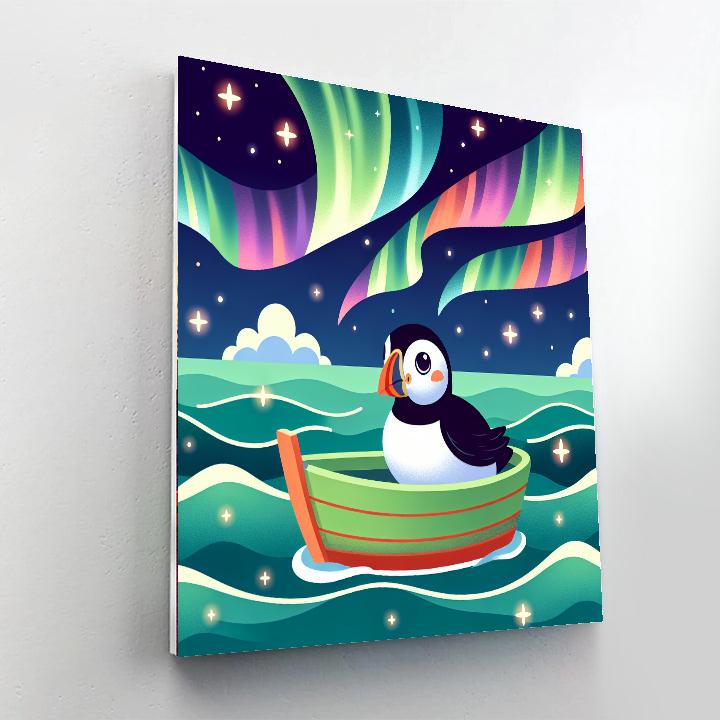 Puffin's Northern Lights Cruise Paint By Numbers Kits