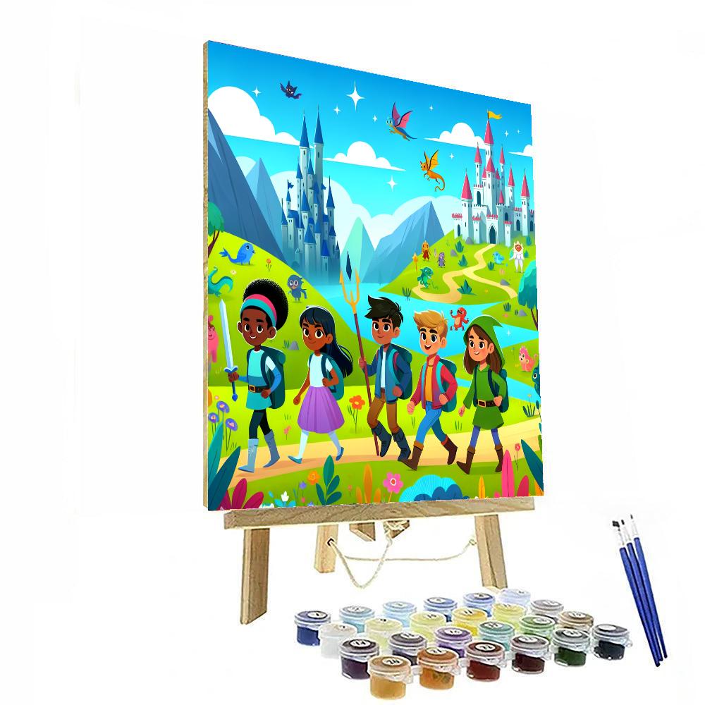 Epic Hero Quest Number Painting