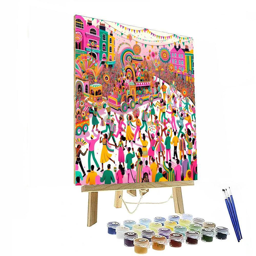 Joyful Spring Parade Painting By Numbers Kit