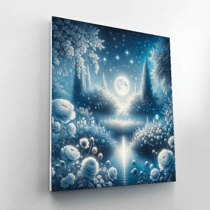 Midnight Garden Enchantment Paint By Color