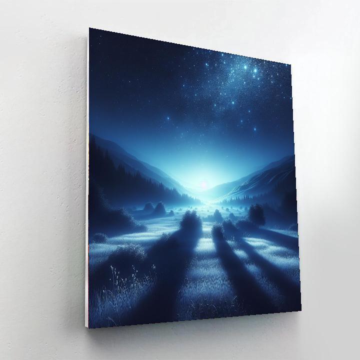 Starry Night Wonderland Number Painting