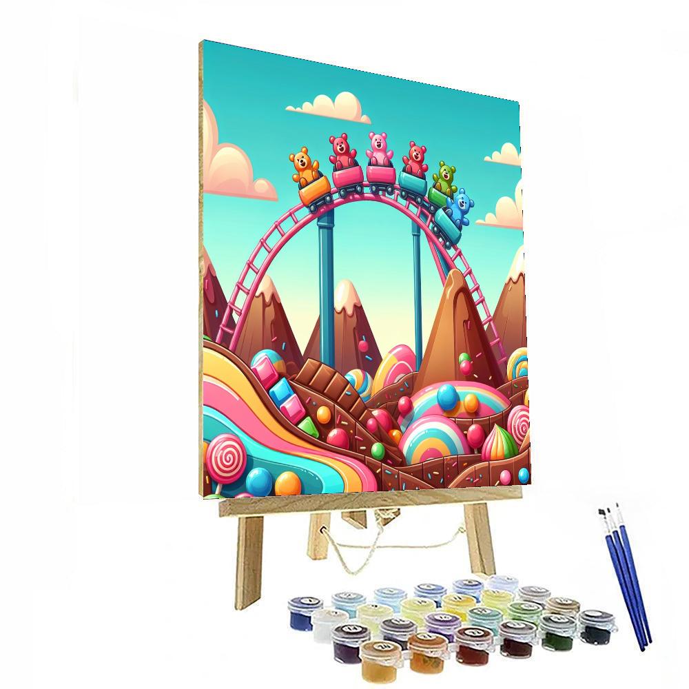 Candy Coaster Painting Number Kit