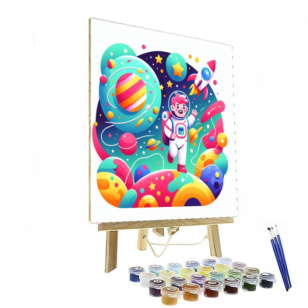 Cosmic Exploration Expedition Paint By Numbers Art