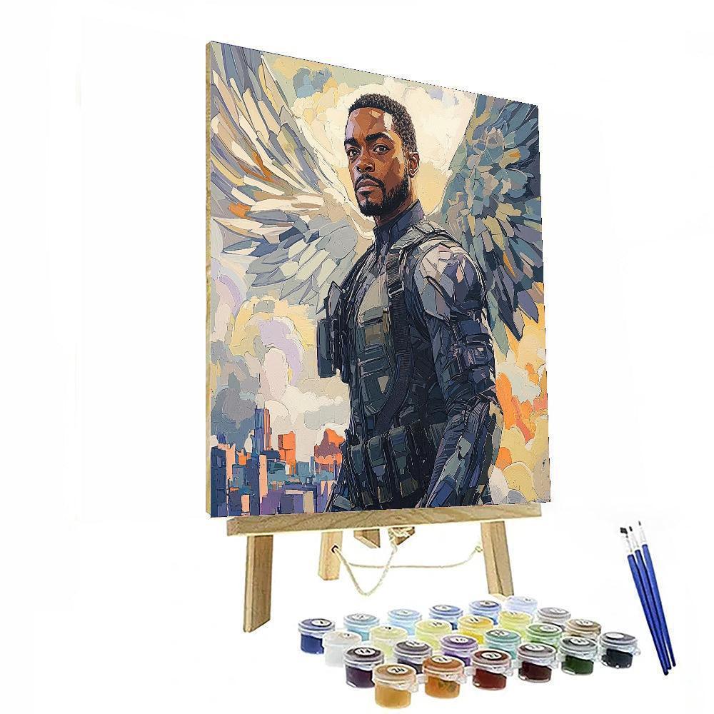 Anthony Mackie: The Soaring Spirit Of Falcon Numbered Painting Kits