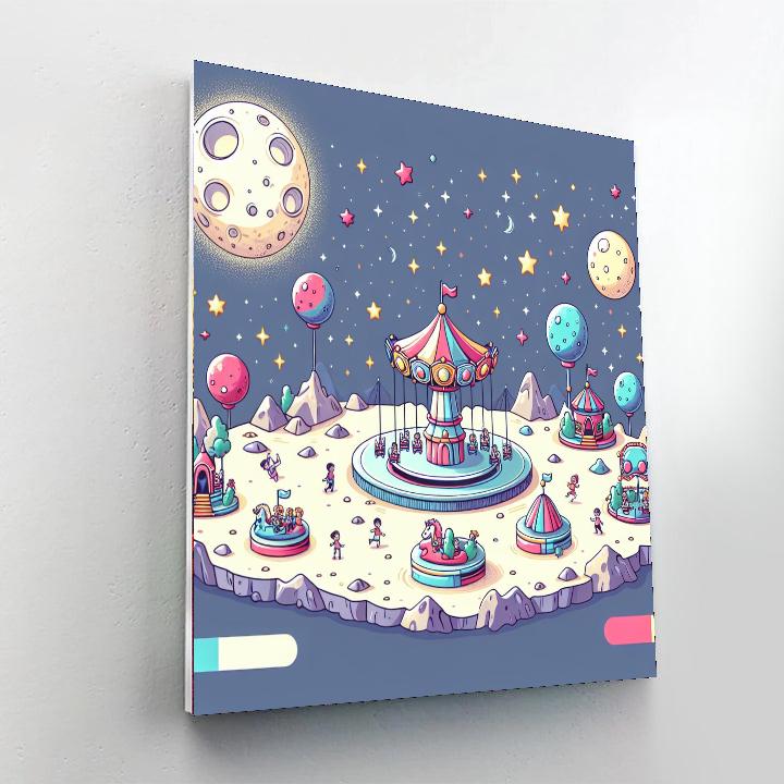 Lunar Lunar Park Number Painting