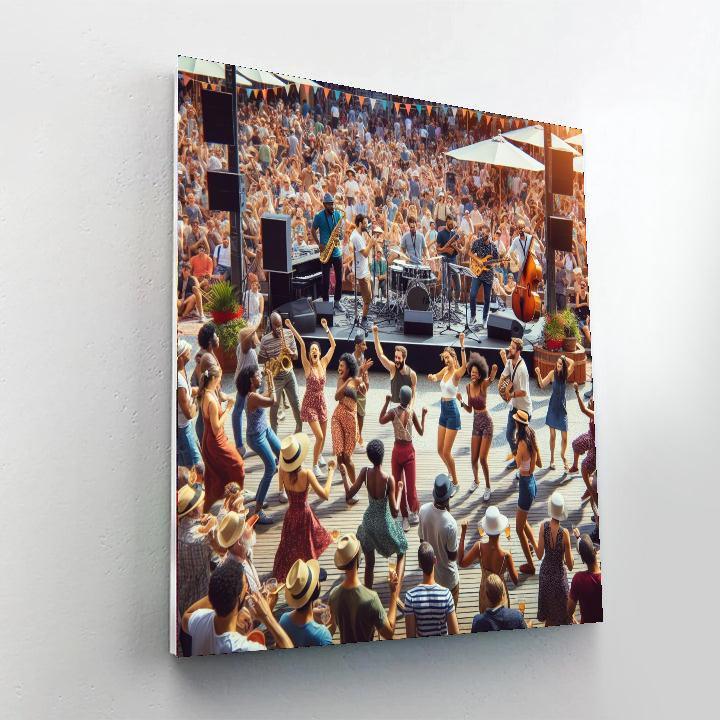 Cape Town Jazz Festival Painting By Numbers Kit