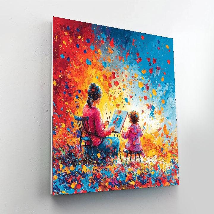 Heartfelt Handprints Numbered Painting Kits