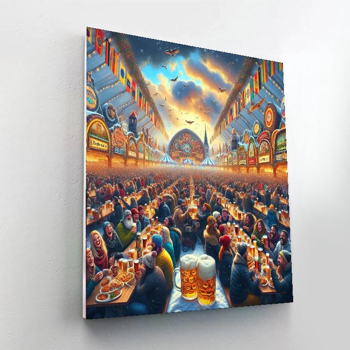 Harbin Beer Festival Painting Number Kit