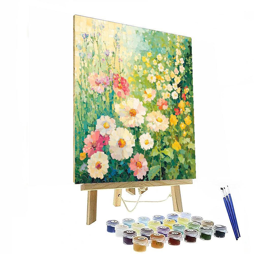 Georges Seurat Inspired Ethereal Bloom  Paint By Numbers