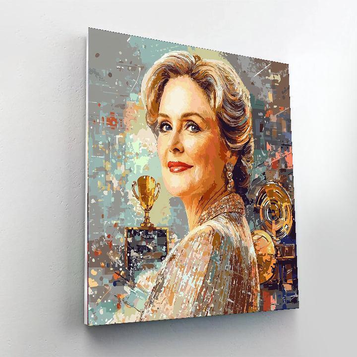 Meryl Streep: The Chameleon Of The Silver Screen Numbered Painting Kits