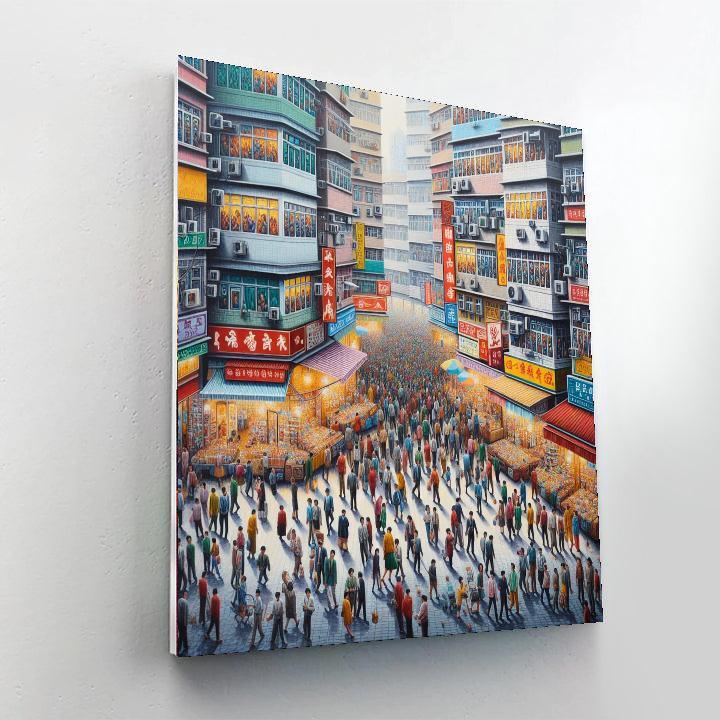 Urban Street Symphony Paint By Numbers Art