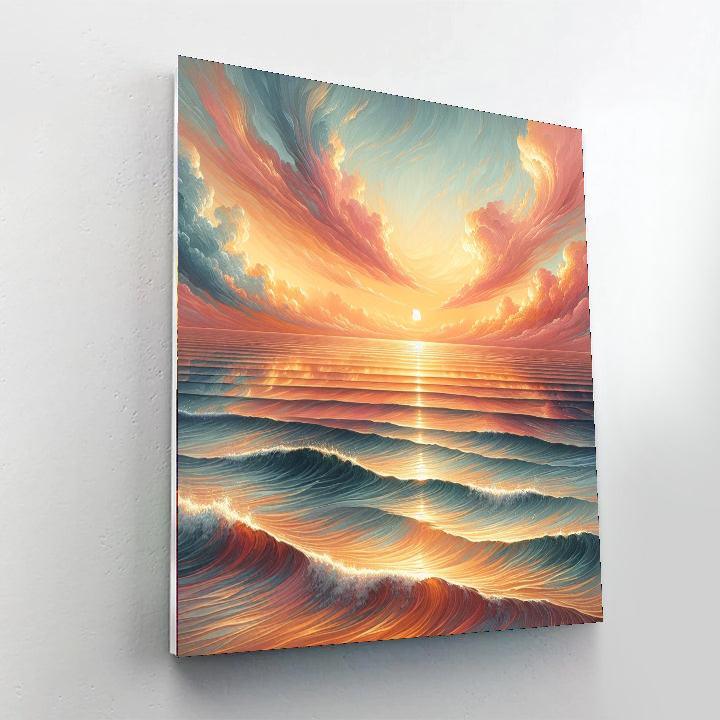 Radiant Summer Sunsets Numbered Painting Kits