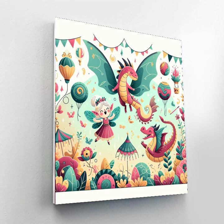 Fantasy Festival Fiesta Number Painting