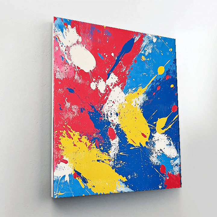 Jackson Pollock Inspired Dreamy Abstracts  Painting By Numbers Kit