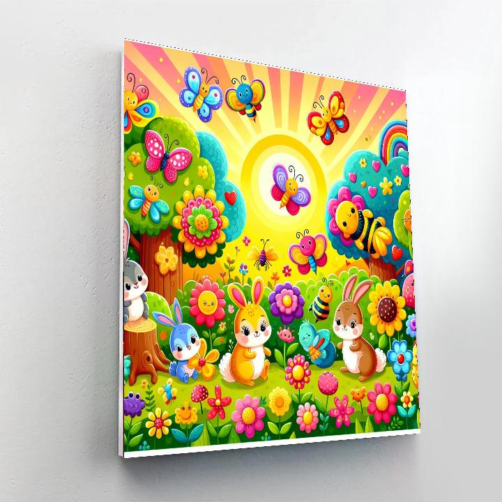 Magical Garden Wonders Paint By Numbers Art