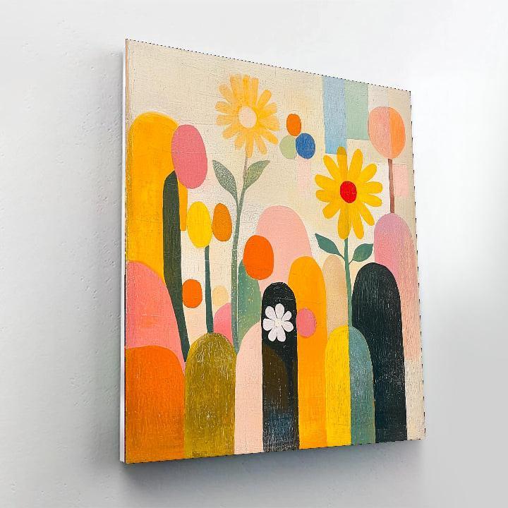 Paul Klee Inspired Abstract Joy  Numbered Painting Kits