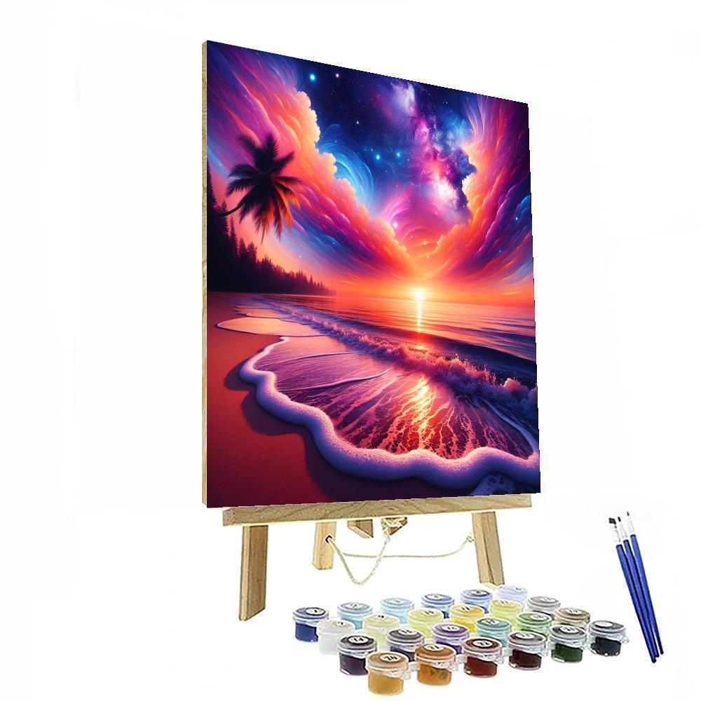 Dreamy Ocean Paradise DIY Paint By Numbers